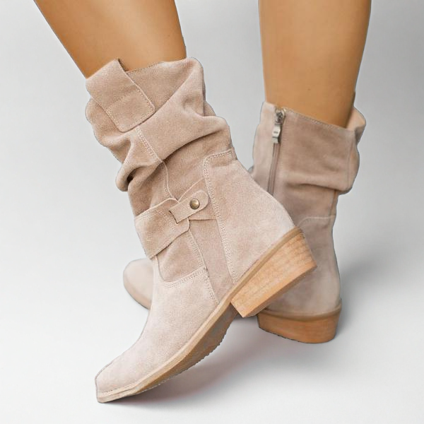 Maryam™ | Laarzen in Leerlook