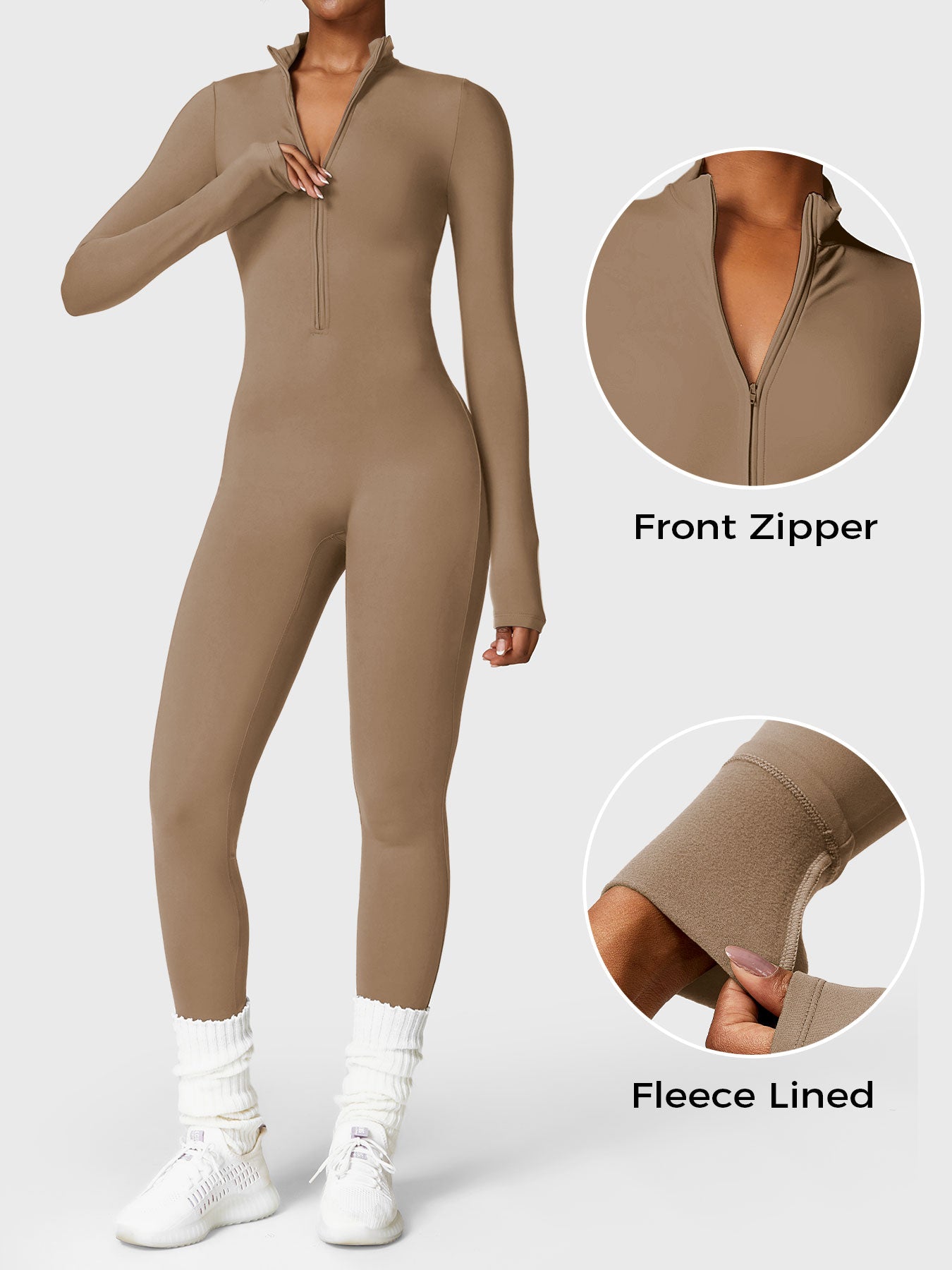 Yeoreo Belle™ | Warme Jumpsuit met Rits
