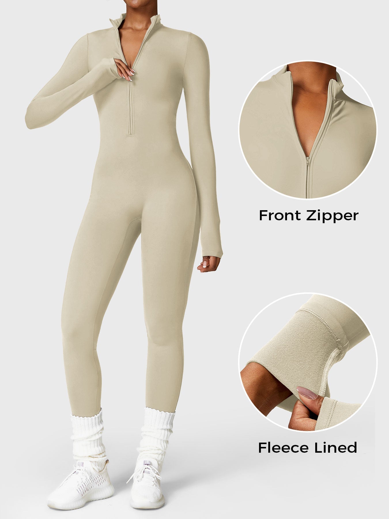 Yeoreo Belle™ | Warme Jumpsuit met Rits